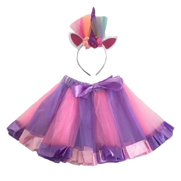 Purple Unicorn Tutu Set (Age 3-6) Dress Up Not specified 