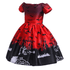 Red and Black Witch Dress Halloween Not specified 