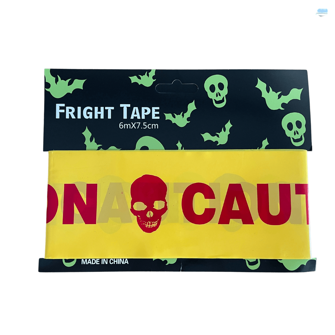 Red Caution Warning Freight Tape Halloween Not specified 