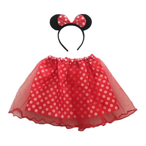 Red Minnie Tutu Set (Age 2-6) Dress Up Not specified 