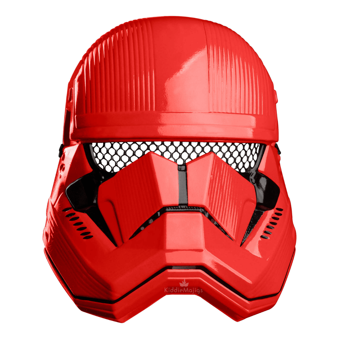 Red Trooper 1/2 Mask Dress Up Star Wars 