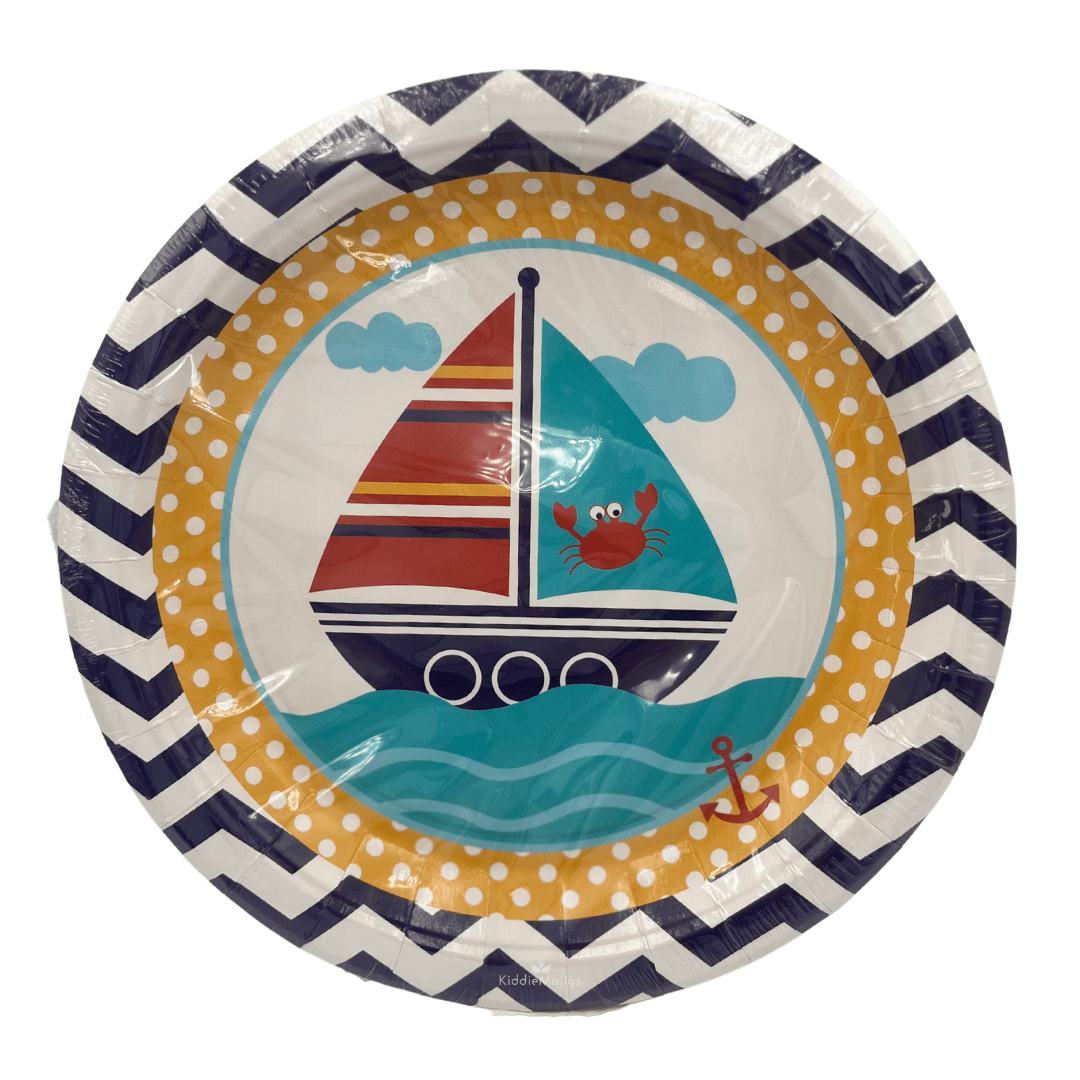 Sailor at Sea Paper Plates 10pc Parties Not specified 