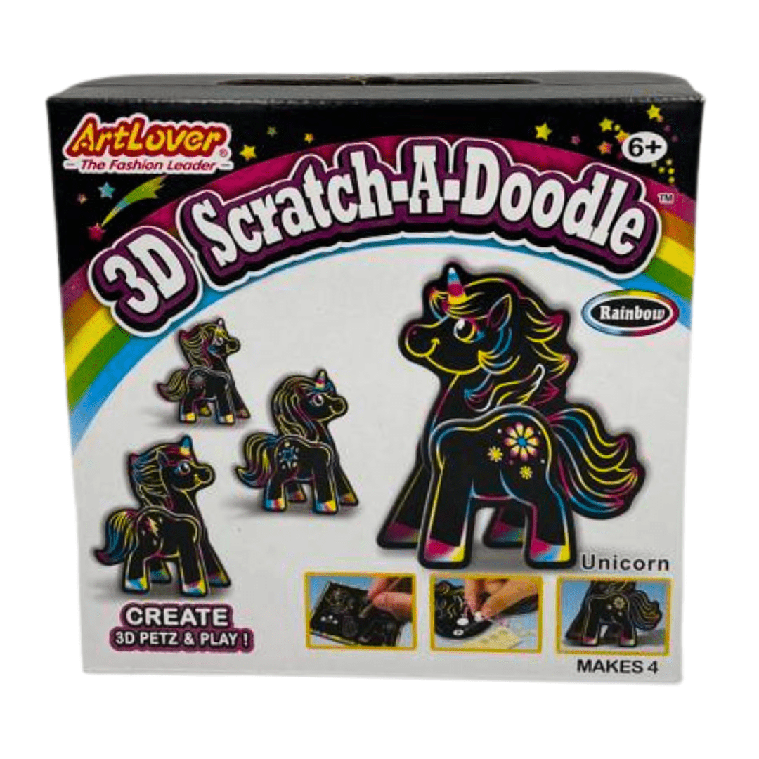 Scratch a doodle amazing unicorn 4 in 1 Toys Not specified 