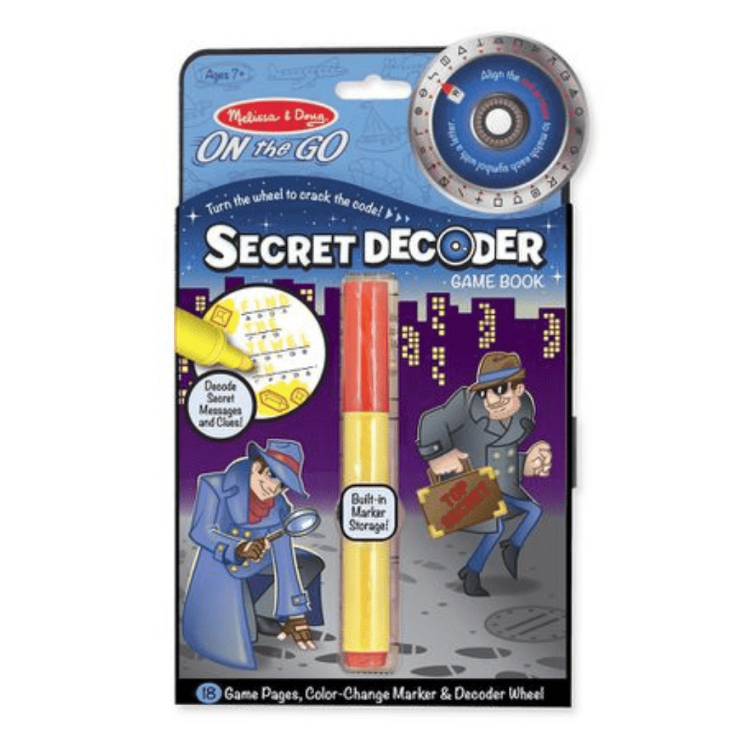 Secret Decoder Game Book Toys Melissa & Doug 