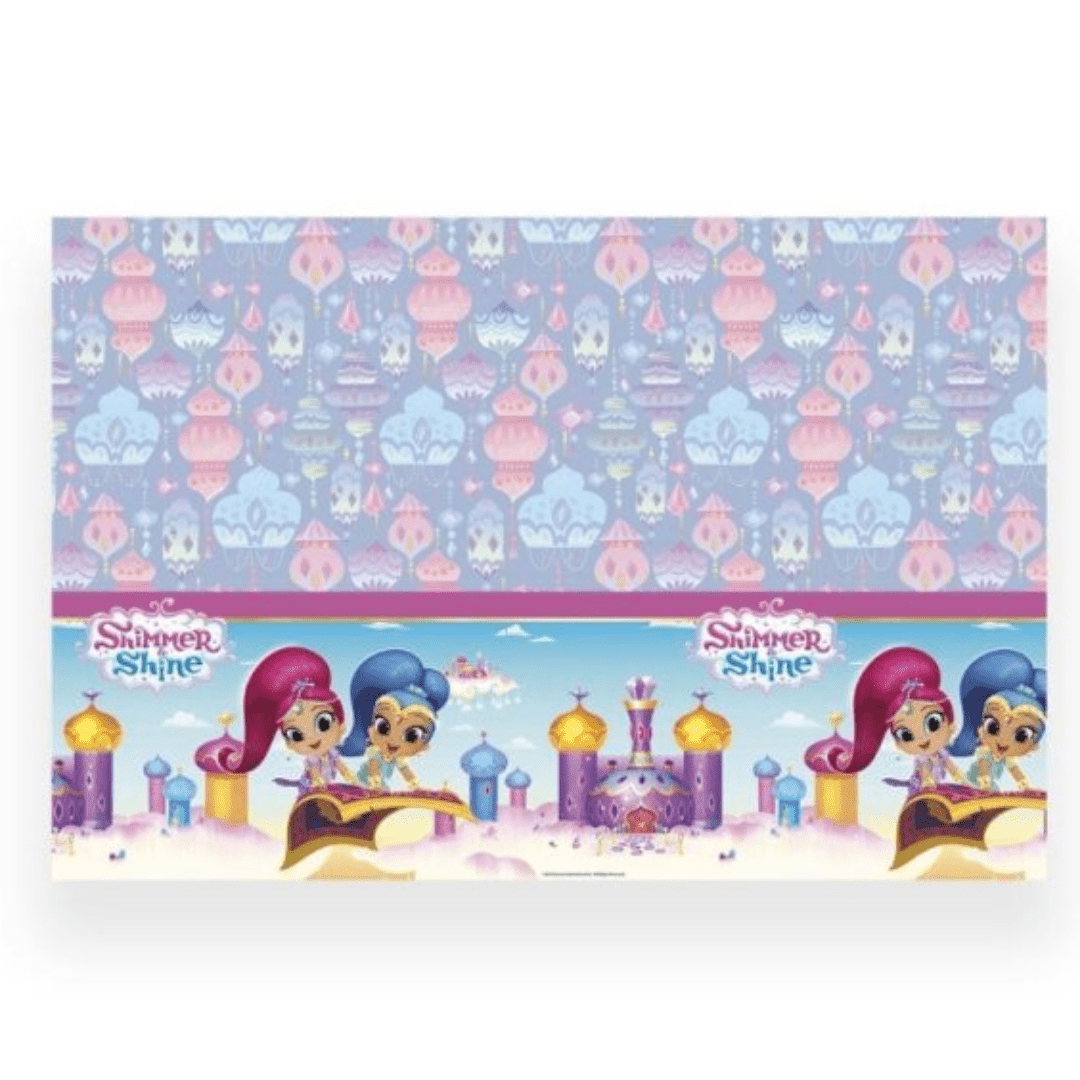 Shimmer & Shine Glitter Friends Plastic Tablecloth Parties Not specified 