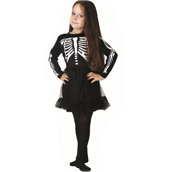 Skeleton Girl (Age 7-9) Dress Up Not specified 