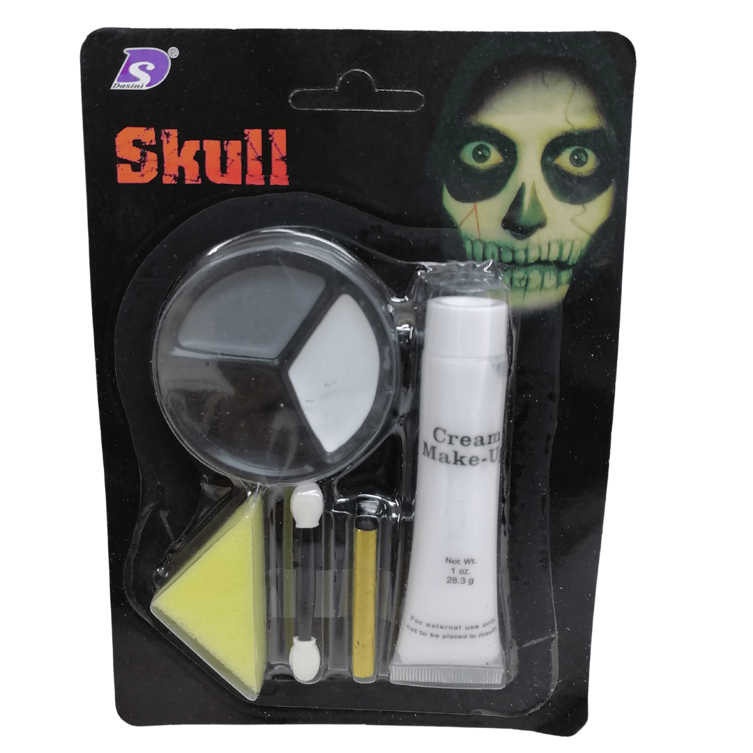 Skull Make-Up Kit Halloween Not specified 