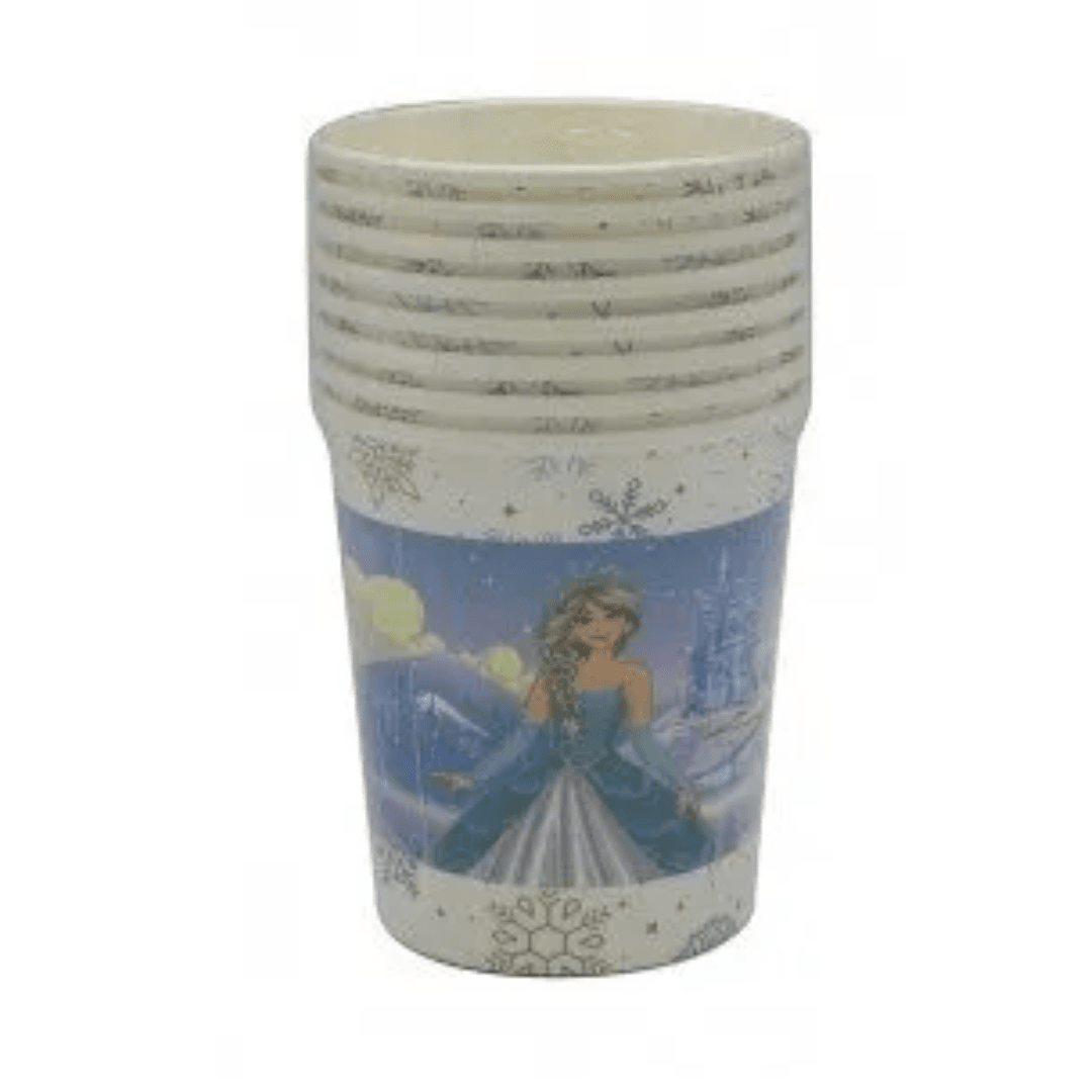 Snow Princess Paper Cups 8pc Parties Not specified 