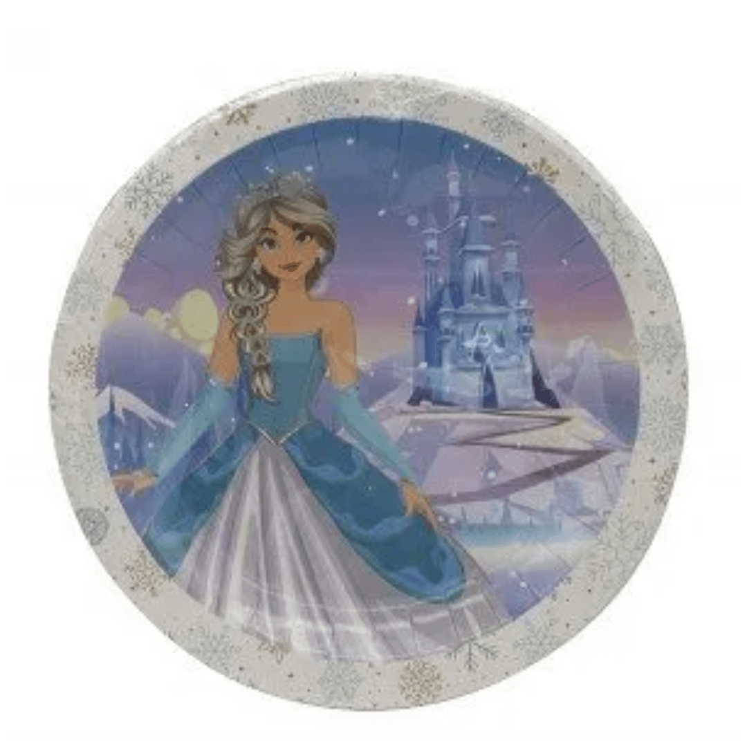 Snow Princess Paper Plates 8pc Parties Not specified 