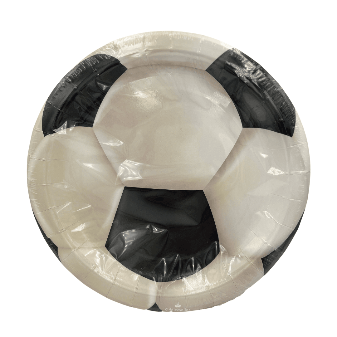 Soccer Ball Paper Plates 10pc Parties Not specified 