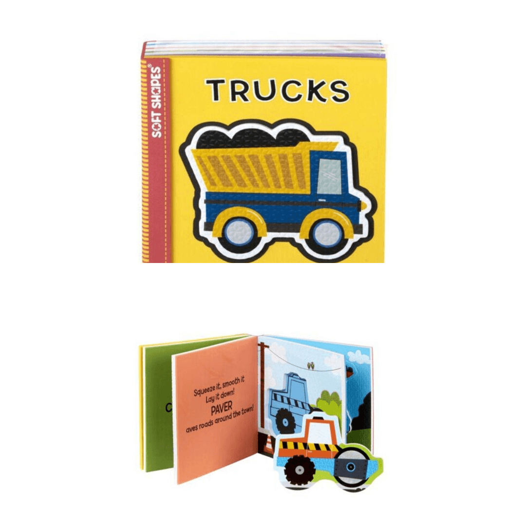 Soft Shapes Book - Trucks Toys Melissa & Doug 