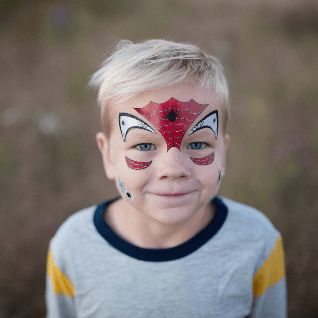 Spider Face Stickers Dress Up Great Pretenders 