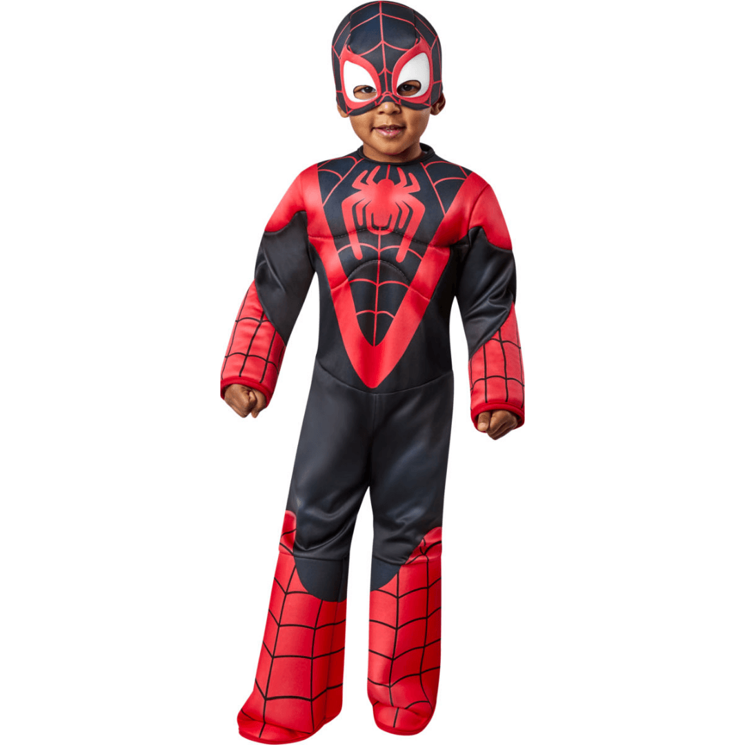 Spiderman Spinn Deluxe Toddler Costume Miles Morales Dress Up Rubies 