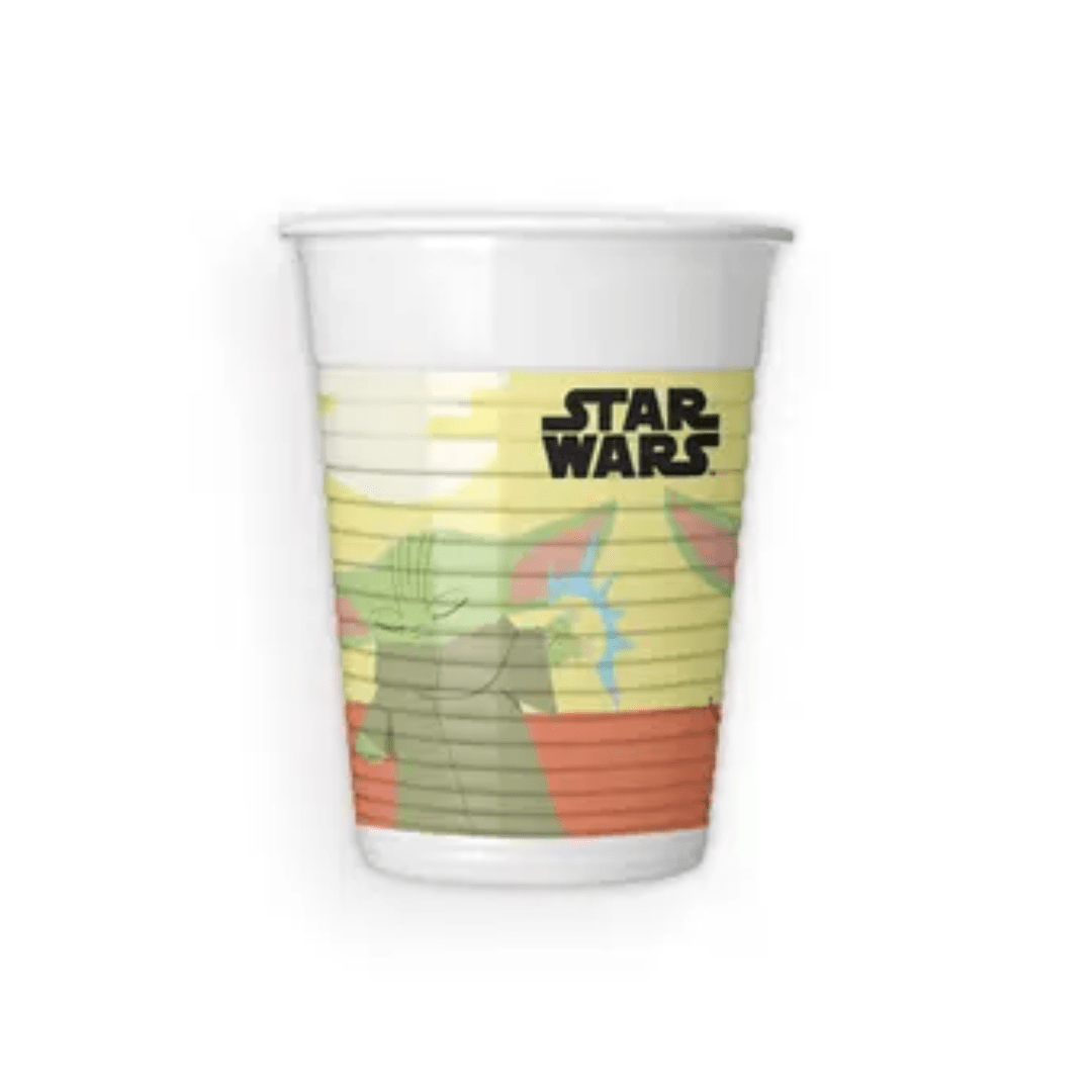 Star Wars Mandalorian Plastic Cups 8pc Parties Not specified 