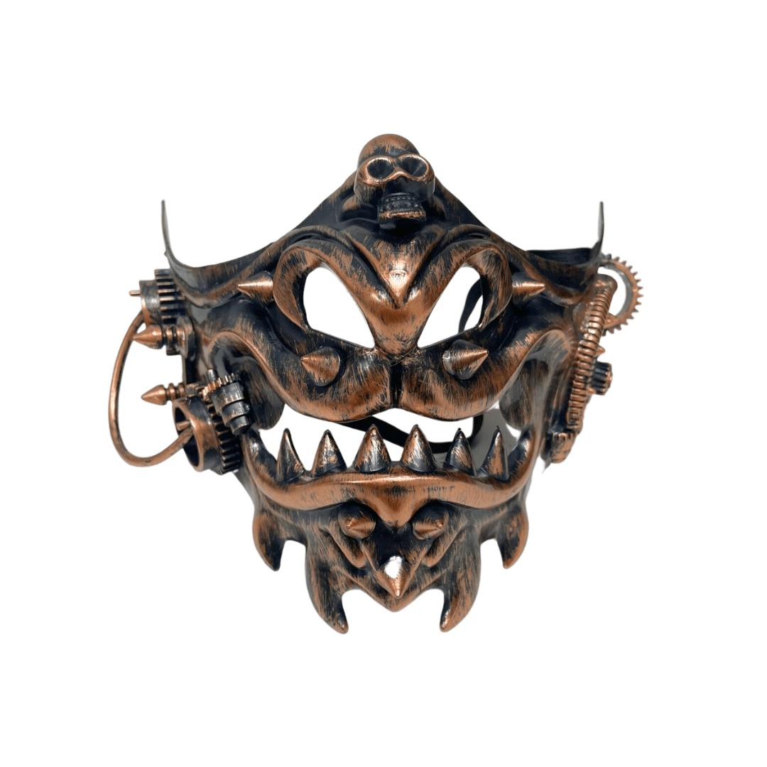 Steampunk Dragon Mask - Bronze Dress Up Not specified 