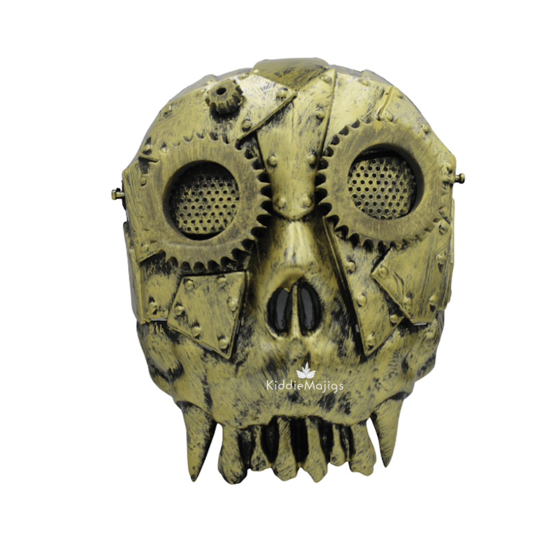 Steampunk Ghost Mask - Gold Halloween Not specified 
