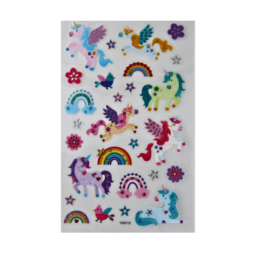 Sticker Crystal Unicorn 169018 Toys Not specified 