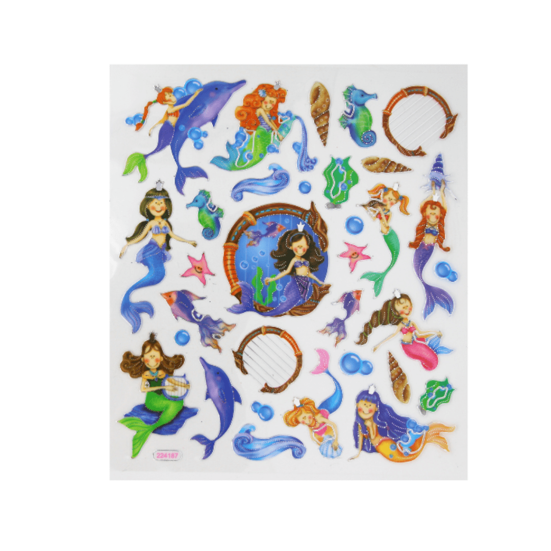 Sticker Mermaid 224187 Toys Not specified 