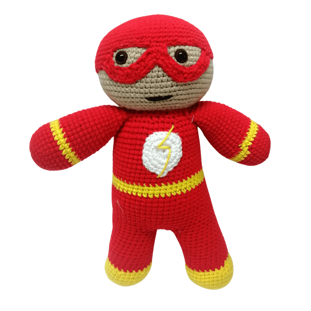 Tatenda Creations Teddies - Red and Yellow Superhero Toys Not specified 