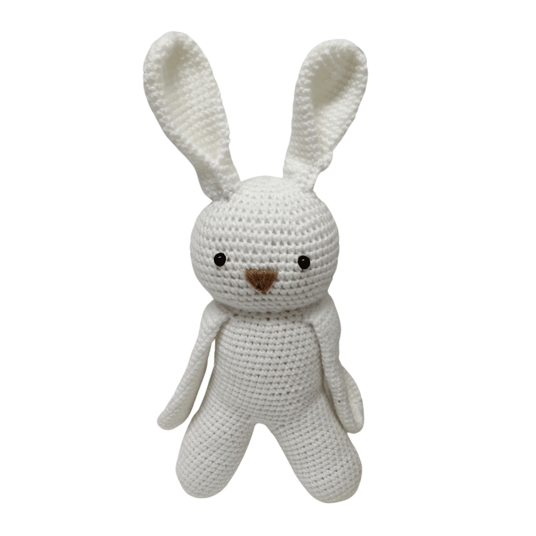 Tatenda Creations Teddies - White Bunny Toys Not specified 