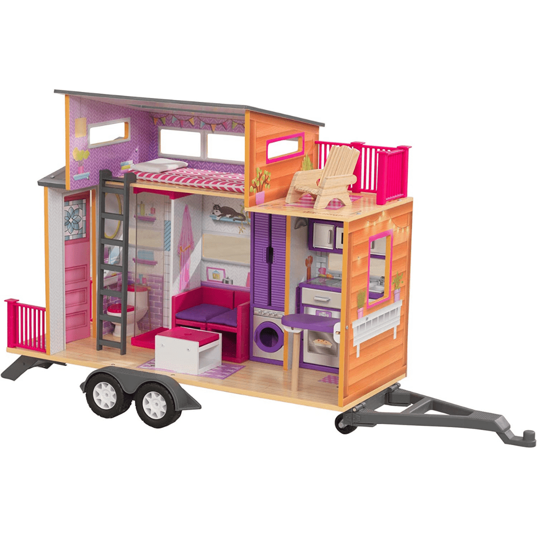Teeny House Dolls House Trailer Toys KidKraft 