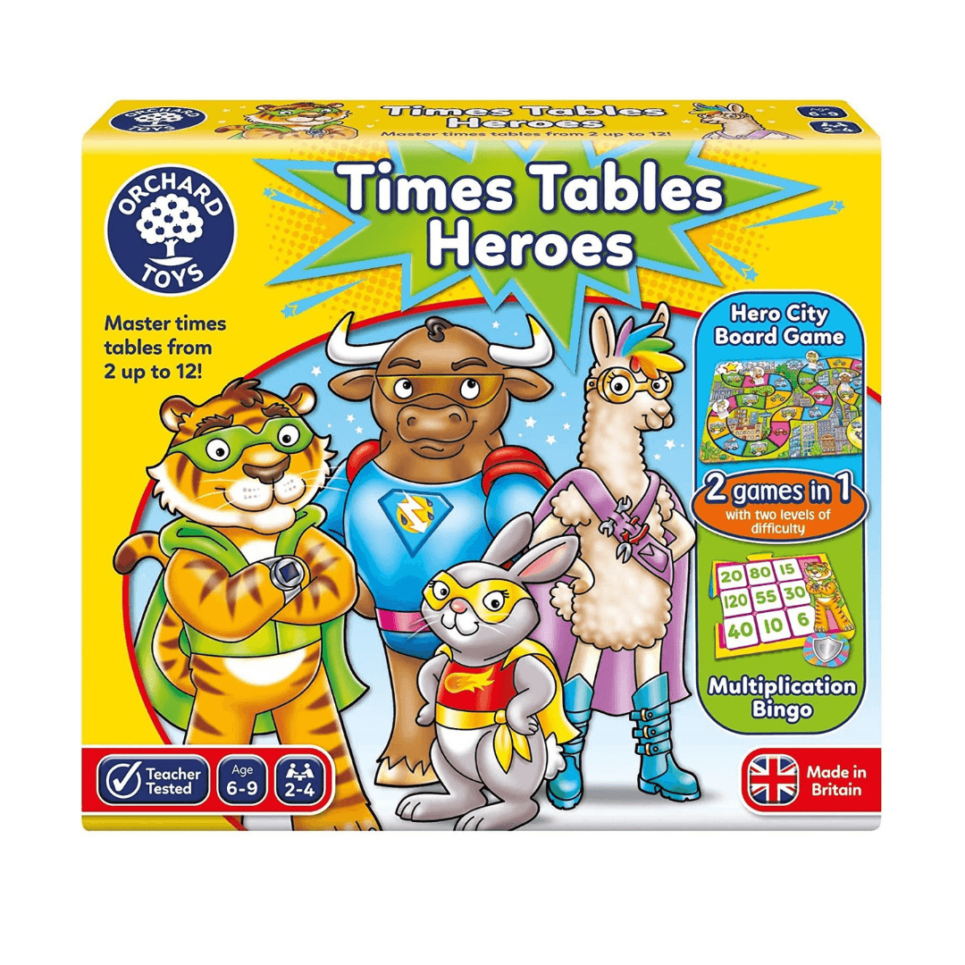 Times Tables Heroes Game Toys Orchard Toys 