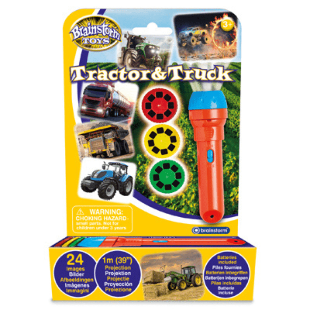 Tractor & Truck Torch & Projector Toys Brainstorm 