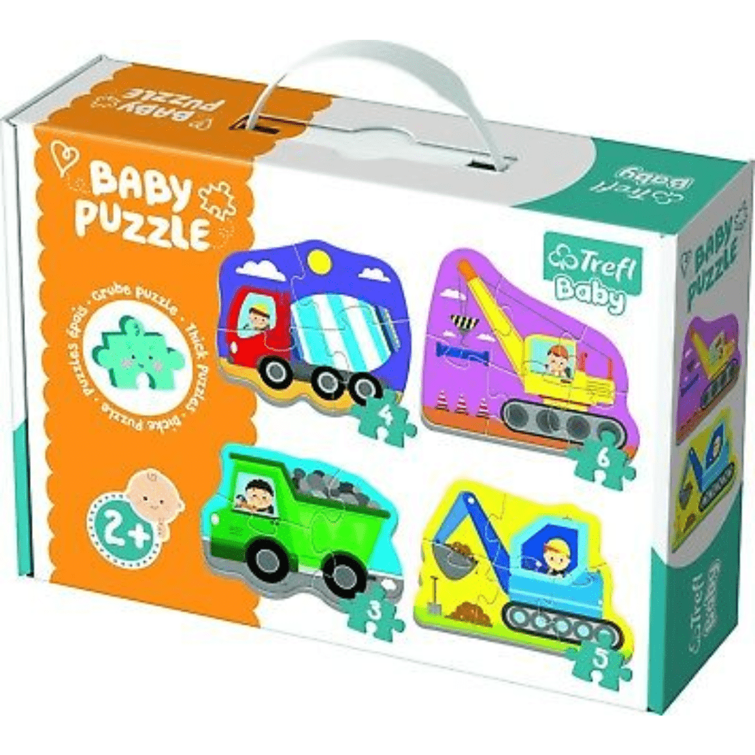 Treffl Baby Puzzle - Vehicles on Site Toys Trefl 