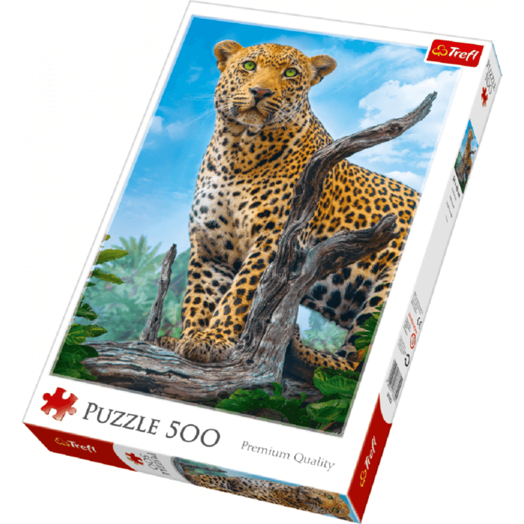 Trefl Puzzle 500PC Wild Leopard Toys Trefl 