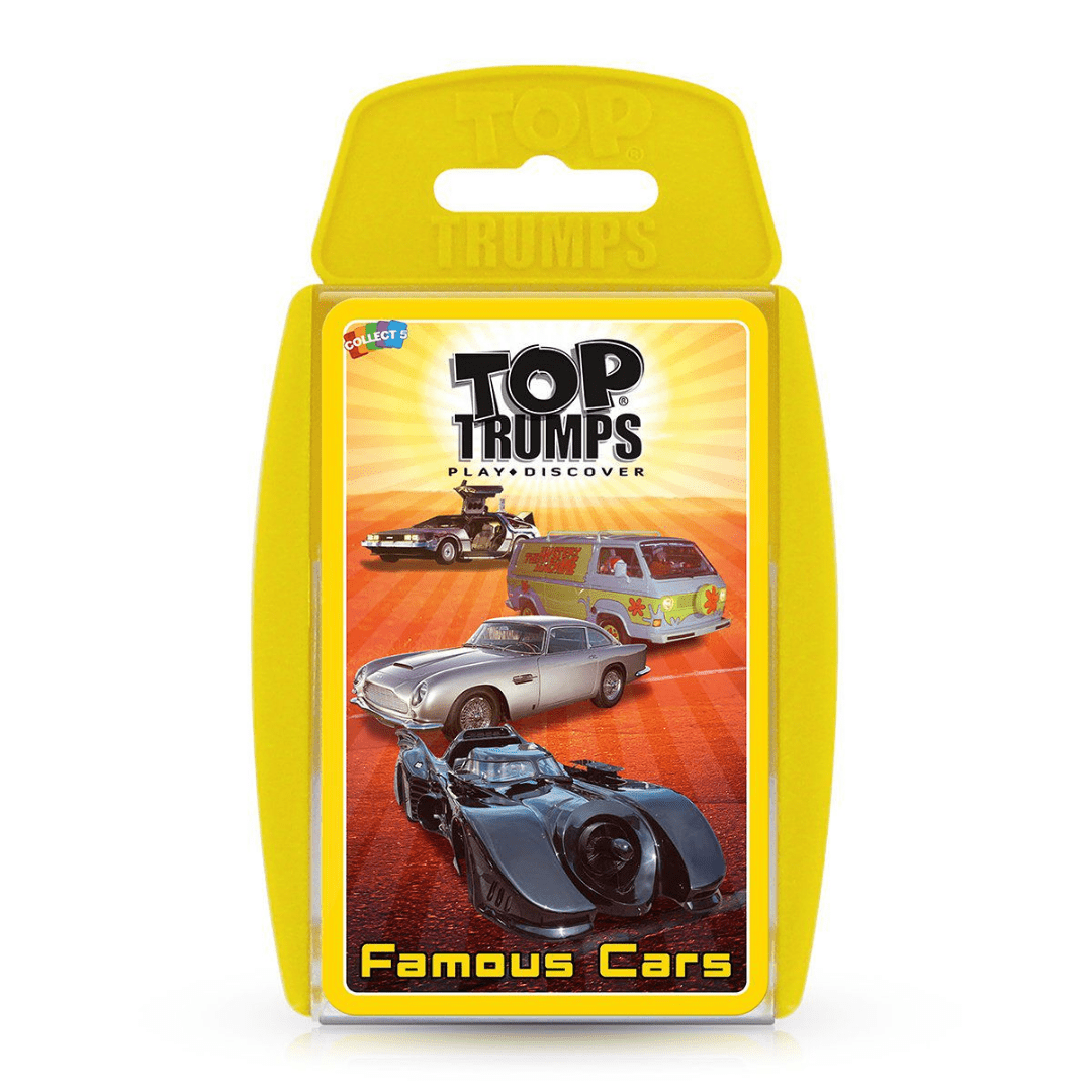 TT Famous Cars Toys Top Trumps 