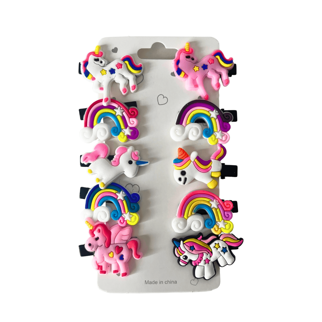 Unicorn Hair Clip 3.5cm Dress Up Not specified 
