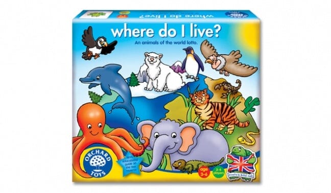 Where do I live? Game Toys Orchard Toys 