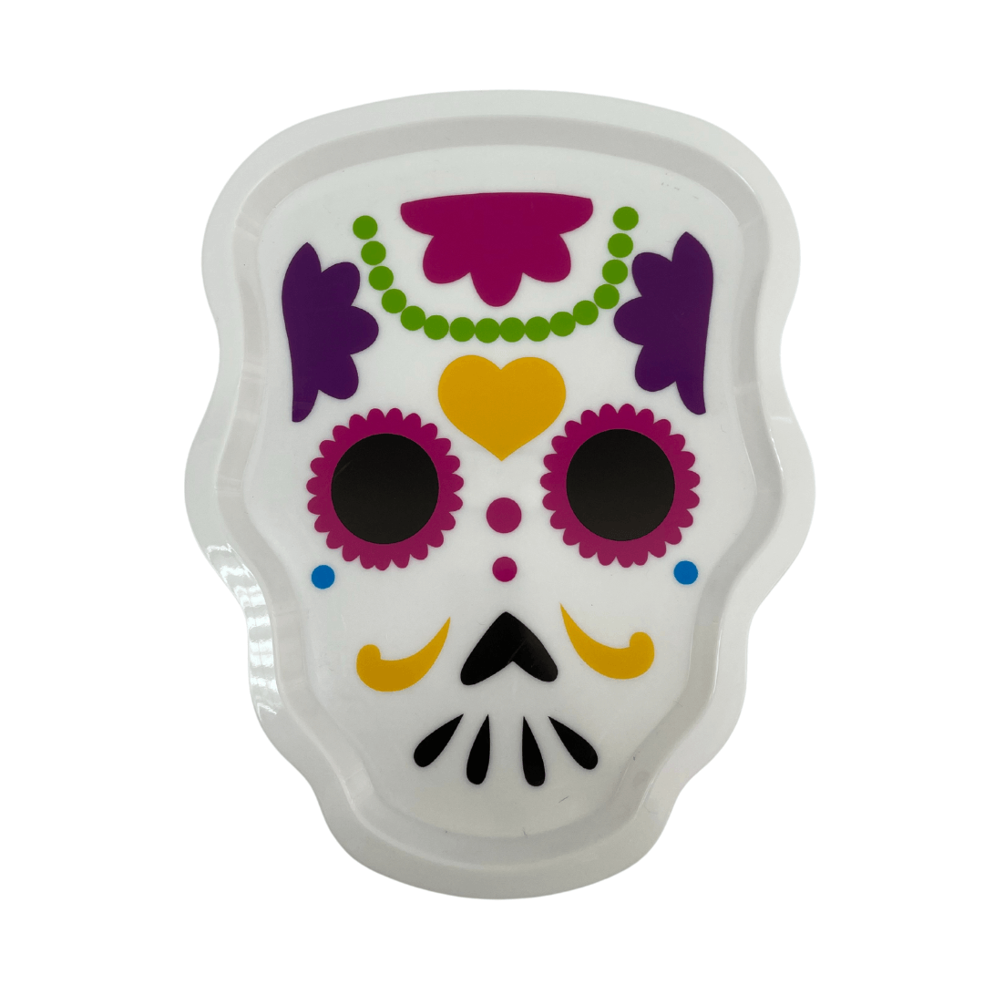 White Plastic Tray Day Of the Dead General Not specified 