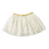 White Star Sequin Tutu Skirt Dress Up Not specified 