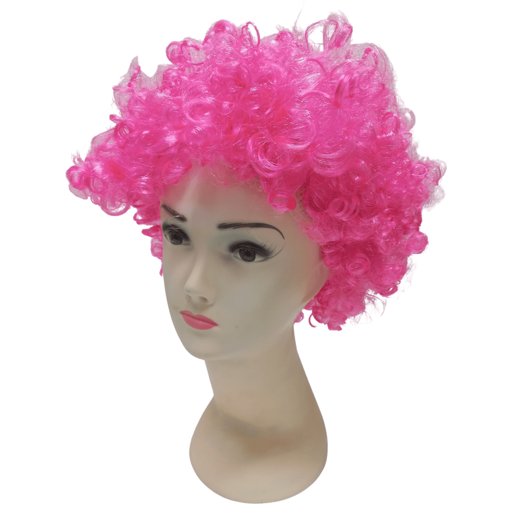 Wig Afro Child - Pink Dress Up Not specified 