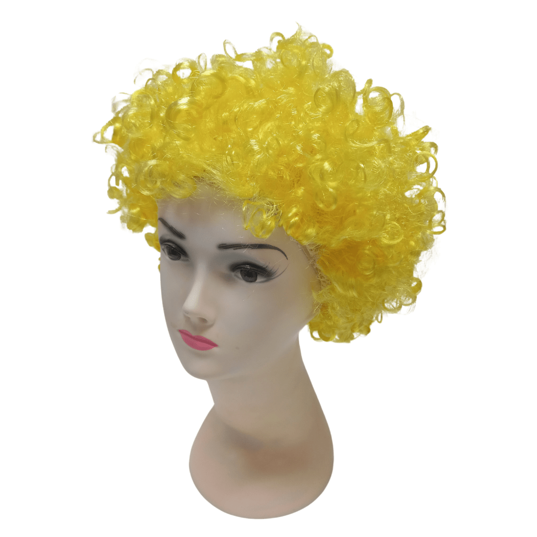 Wig Afro Child - Yellow Dress Up Not specified 