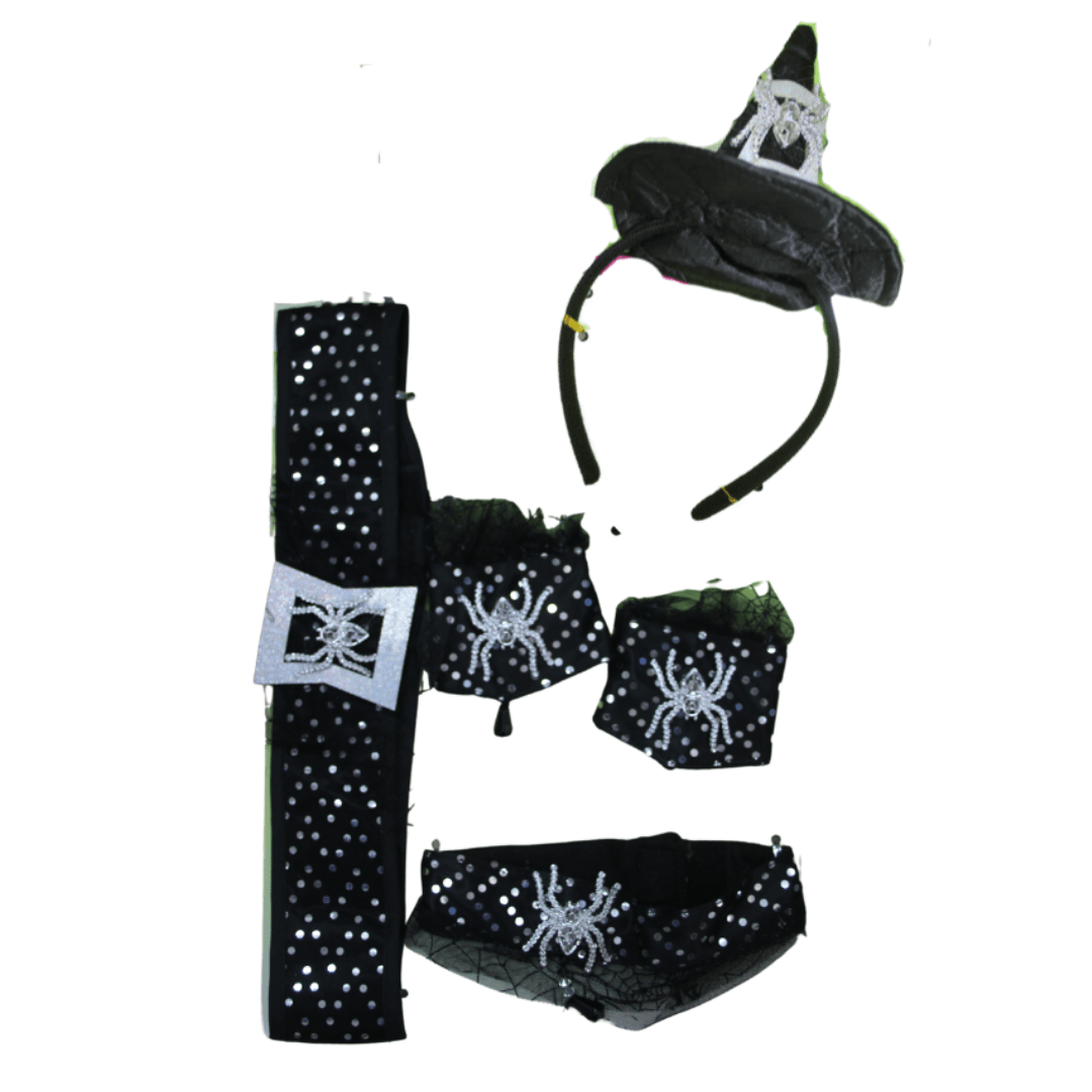 Witch Accessory Set on Card Halloween Not specified 