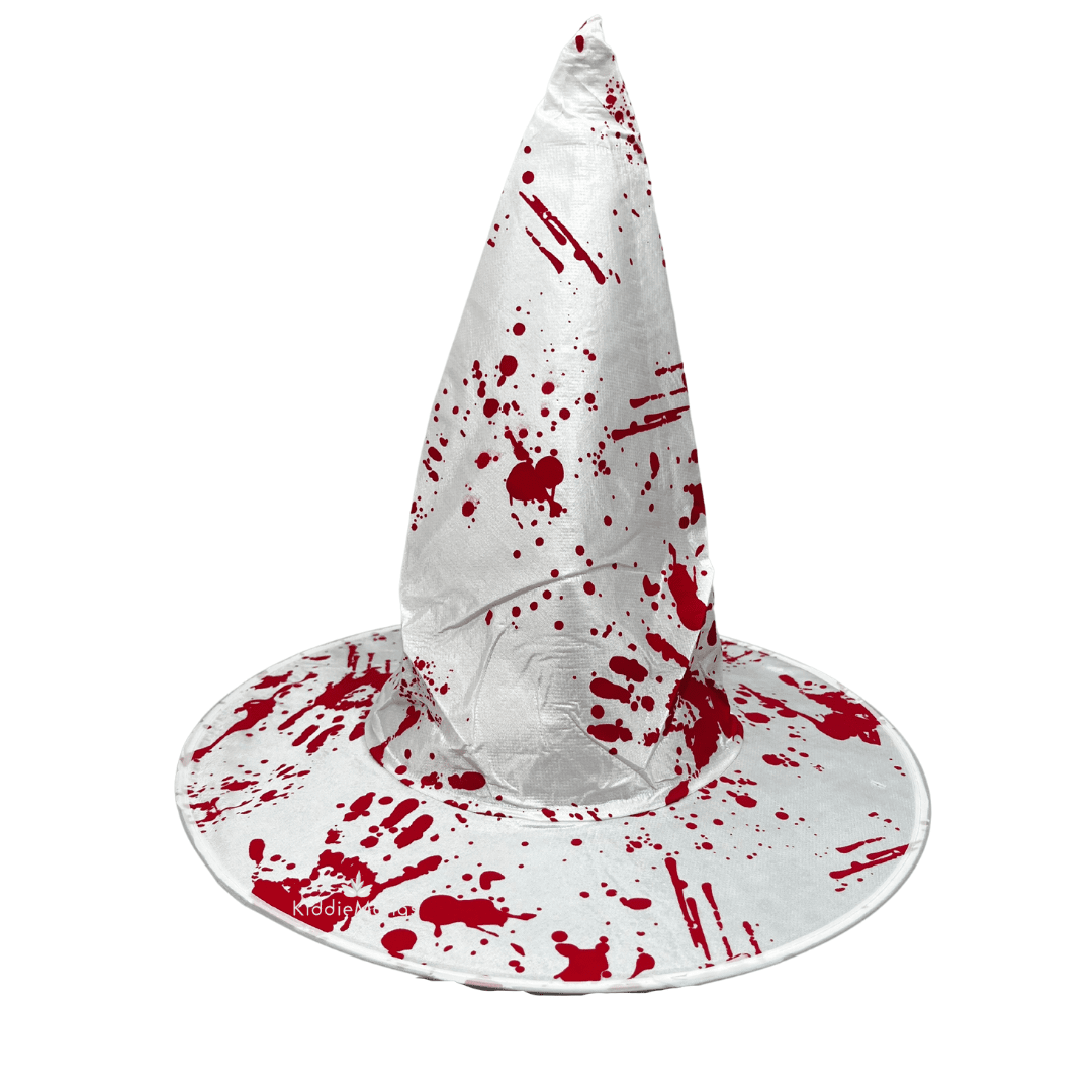 Witch Hat White & Blooded Halloween Not specified 