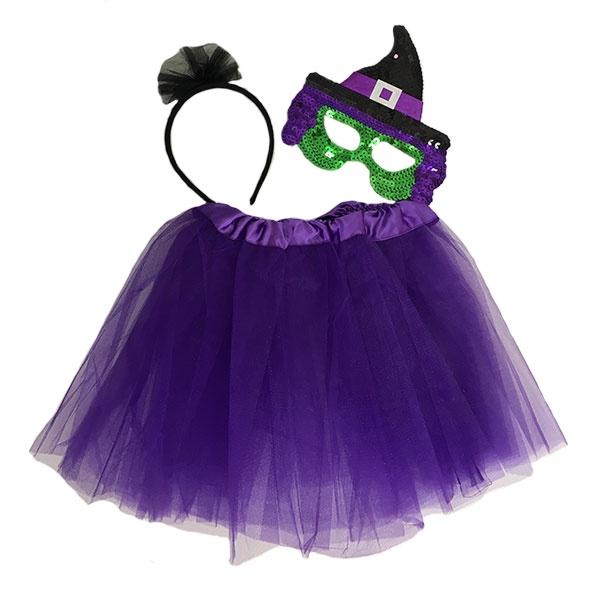 Witch Tutu Set with Mask (Age 3-6) Dress Up Not specified 