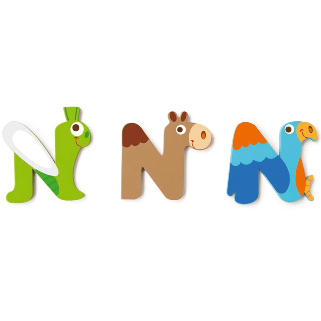 Wooden Letter N Stationery Scratch Europe 