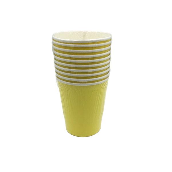 Yellow Paper Cups Parties Not specified 