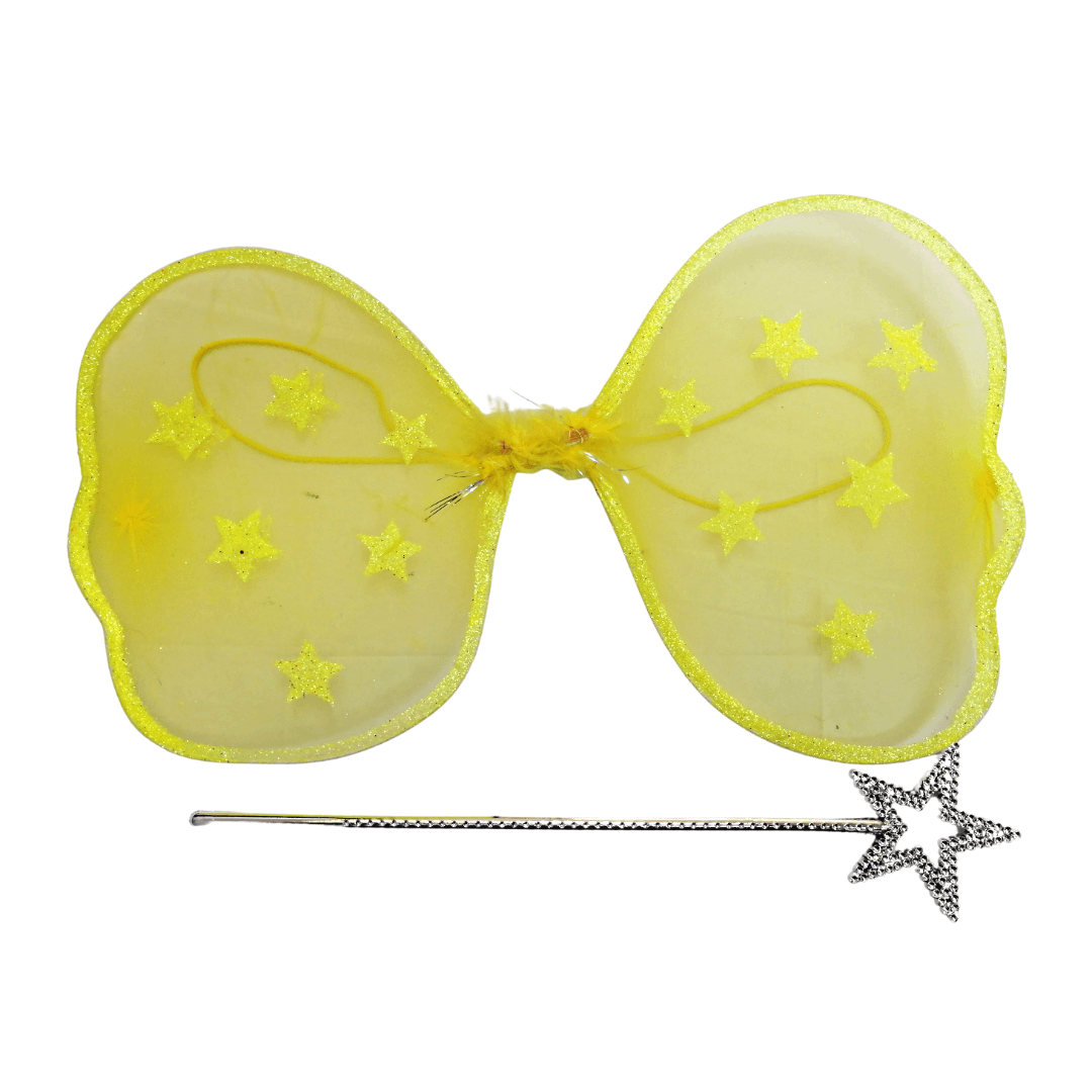 Yellow Wing and Wand Set Dress Up Not specified 